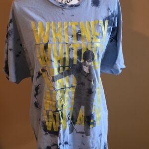 Whitney Graphic Blue and Yellow Men's T-Shirt